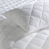 Ezysleep Soft Quilted Pillow And Mattress Protector Set - Set Of Superking Mattress And 2 Pillowcases