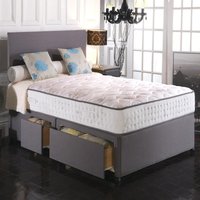Vogue Windsor 2000 Pocket Sprung Blu Cool Memory Foam Divan Bed Set