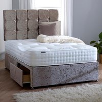 Vogue Platinum Wool 2000 Pocket Sprung Divan Bed Set