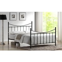 Time Living Alderley Metal Bed Frame, Double, Ivory