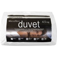Harwoods 4.5 Tog Microfibre Duvet, Single