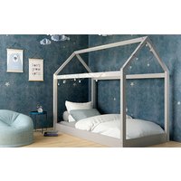 LPD Hickory Wooden Kids Bed, Single, Black