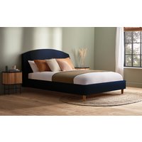 Silentnight Evana Upholstered Bed Frame, Double, Silver