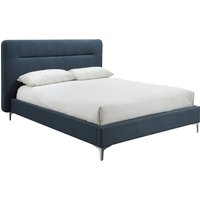 Olivia's Fisher Fabric Bed in Steel Blue / Double