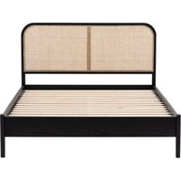Gallery Interiors Sawyer Bed in Black & Natural Double