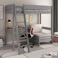 Kids Avenue Estella High Sleeper with Sofa Bed & Desk