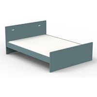 Mathy by Bols Small Double Bed in Madaket Design available in 26 Colours - Mathy Winter Pink