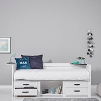 Lifetime Kids Luxury Cabin Bed with Storage - Lifetime Whitewash