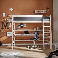 Lifetime Kids Luxury High-Rise High Sleeper  - Lifetime Whitewash