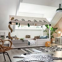 Lifetime Wildlife 4 in 1 Luxury Combination Bed  - Lifetime White