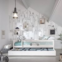 Lifetime Luxury Road Race Kids Bed  - Lifetime Whitewash