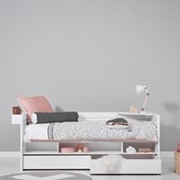 Lifetime Luxury Kids Single Cabin Bed with Storage - Lifetime White