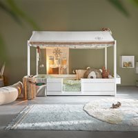 Lifetime Luxury Canoe Adventure 4 in 1 Combination Bed  - Lifetime Whitewash