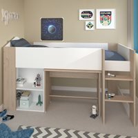 Parisot Grayson Mid Sleeper with Desk & Wardrobe