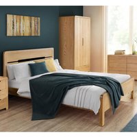 Curve - King Size - Oak - Wood - 5ft - Happy Beds