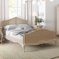 Willis and Gambier Ivory - King Size - Ivory Wooden Rattan Bed - Ivory - Wood/Rattan - 5ft - Happy Beds