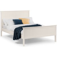 Maine - Double -White - Wood - 4ft6 - Happy Beds