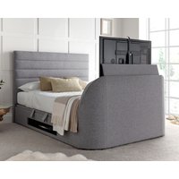Appleby - Super King Size - Ottoman Storage Bed - Light Grey - 6ft - Happy Beds