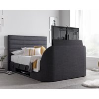 Appleby - Double - Ottoman Storage Bed - Slate Grey - 4ft6 - Happy Beds