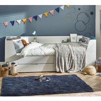Cyclone - Single – Day Bed with Underbed Storage Drawer - White - Wooden - 3ft