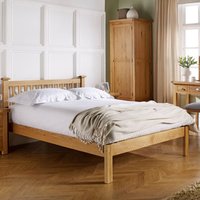 Woburn - Double -Oak - Wood - 4ft6 - Happy Beds