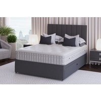 Sleepeezee Shetland Ortho Comfort Mattress + Premium Divan Bed, Bednextday_Teal, 4 Drawers, Double