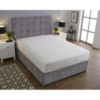 Starlight Beds 9" Deep Cashmere Fabric Medium Firm Pocket Spring Mattress - 4ft Small Double Mattress (120cm by 190cm)