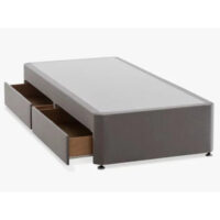 Standard Divan Base with Storage and Headboard Options - 4FT6 Double 135cm x 190cm / 4 Drawers / No Headboard