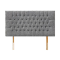 Standard Divan Base with Storage and Headboard Options - 4FT Small Double 120cm x 190cm / 2 Drawers / Button Pleat