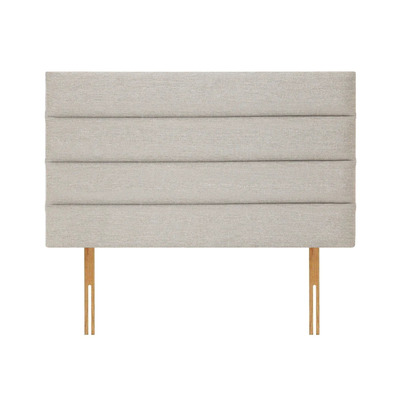 Standard Divan Base with Storage and Headboard Options - 5FT King 150cm x 200cm / No Drawers / Horizontal Lines