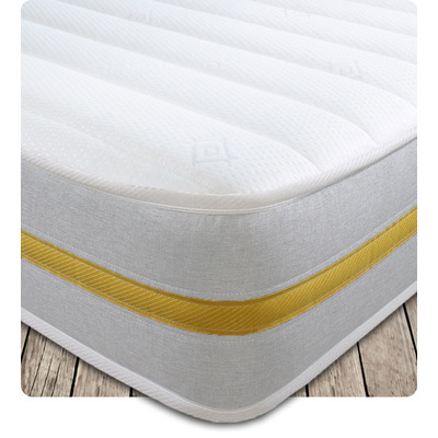 Starlight Beds™ 7.25" Deep Budget Friendly Single Memory Foam with Spring Mattress suitable for everyone - 3ft Single Mattress (90cm by 190cm)