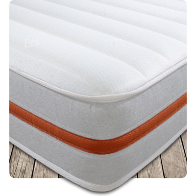 Starlight Beds™ 7.5" Deep Memory Foam with Spring Eco friendly and Budget friendly Mattress suitable for everyone - 4ft6 Double Mattress (135cm by 190