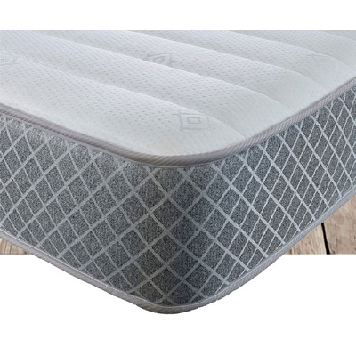 Starlight Beds™ 7" Deep Budget Friendly Classic Straight line design with Cool touch finish Memory foam and Spring Mattress - 4ft6 Double Mattress (13