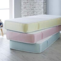 Starlight Beds™ &pipe; Pocket Sprung Children's Mattress - Baby Blue / 4ft6 Double Mattress (135cm by 190cm)