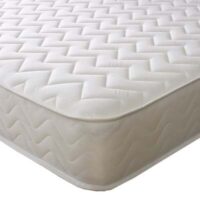 Starlight Beds™ Hybrid Spring & Memory Foam Mattress with a White Zig Zag Cool Touch Cover - 2ft6 Small Single Mattress (75cm x 190cm)