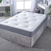 Starlight Beds™ 8" Deep Hand Tufted 7 Comfortable Layer with Memory Foam and Spring Mattress - 5ft King Mattress (150cm by 200cm)