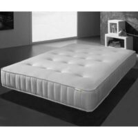 Starlight Beds™ 8" Deep Hand Tufted Luxurious Memory Foam and Spring White Mattress - 3ft Single Mattress (90cm by 190cm)