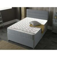 Starlight Beds™ &pipe; Castle Quilted Memory Foam Sprung Mattress - 3ft Single Mattress (90cm by 190cm)