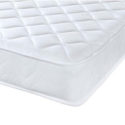 Starlight Beds™ Value Range 7" Deep Memory Foam Open Coil Affordable Spring Mattress - 2ft6 by 5ft9 Shorty Mattress (75cm by 175cm)