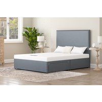 Value Eco Foam Mattress + Premium Divan Bed, Carbon, 2 Drawer, Single