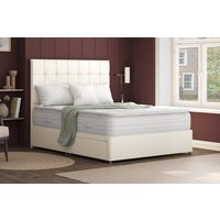 Spring King� Wool Sublime 2000 Pillow Top Mattress + Premium Divan Bed, Teal, 2 Drawer, Double