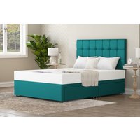 Simply Memory Pocket 1000 Hybrid Mattress + Premium Divan Bed, Cream, 2 Drawer, Single