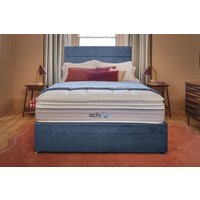 Sleepeezee ActivFlex Response 3600 Memory Mattress + Premium Divan Bed, Mink, 2 Drawer, Super King