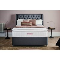 Sleepeezee Memory 4000 Pocket Hybrid Ortho Mattress + Premium Divan Bed, Mink, 4 Drawer, King Size