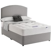 Silentnight Miracoil Ortho Mattress + Premium Divan Bed, Carbon, No Drawer, King Size