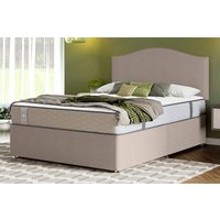 Sealy Ortho Plus Essential Mattress + Premium Divan Bed, Cream, 4 Drawer, Single