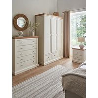 Very Home Hanna 4 Piece Bedroom Set - 3 Door Wardrobe, 5 Drawer Chest Plus 2 Bedside Chests