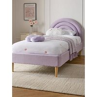Very Home Rainbow Children'S Single Bed Frame With Mattress Options (Buy And Save!) - Lilac - Fsc&Reg; Certified - Bed Frame With Premium Mattress