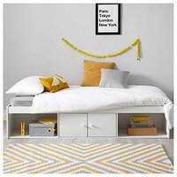 The Very Collection Alpha Cabin Bed With Storage And Mattress Options (Buy And Save!) - White - Cabin Bed With Premium Mattress