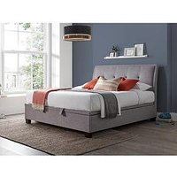 Very Home Livingstone End Lift Up Ottoman Storage Bed With Airsprung Mattress Offer (Buy & Save!) - Grey - Bed Frame Only